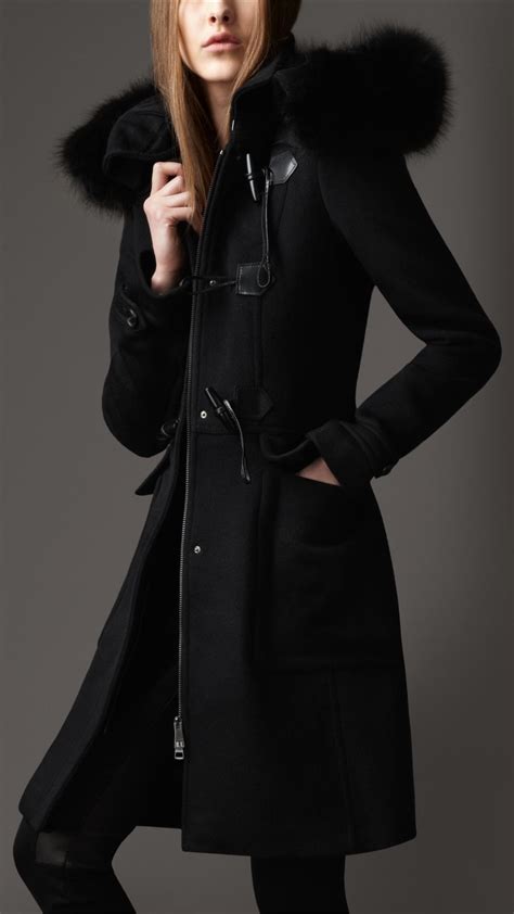 burberry fur hood coat mens|Burberry hooded coat women's.